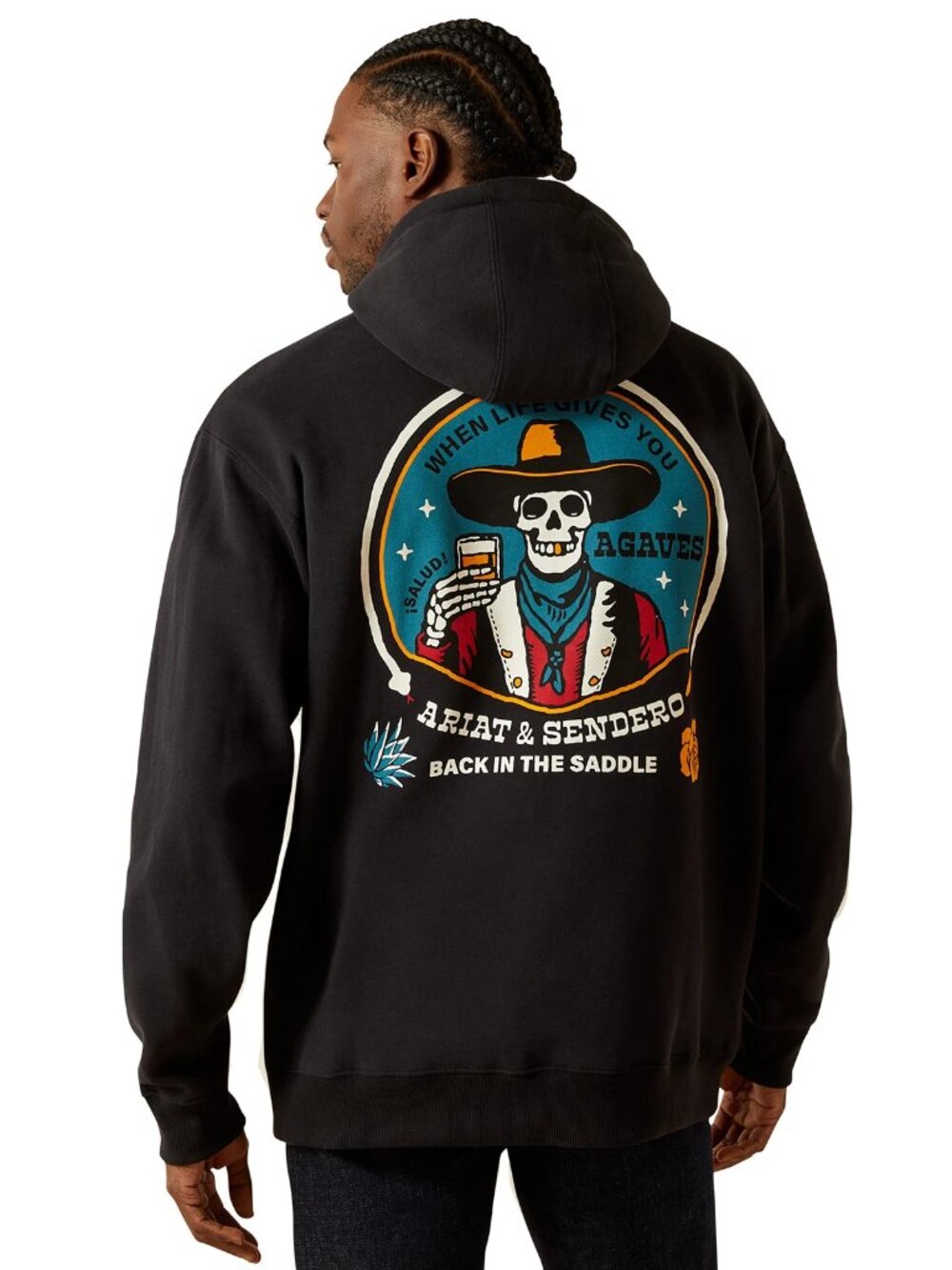 Men's Ariat Sendero When Life Gives You Agaves Hoodie | NWT
